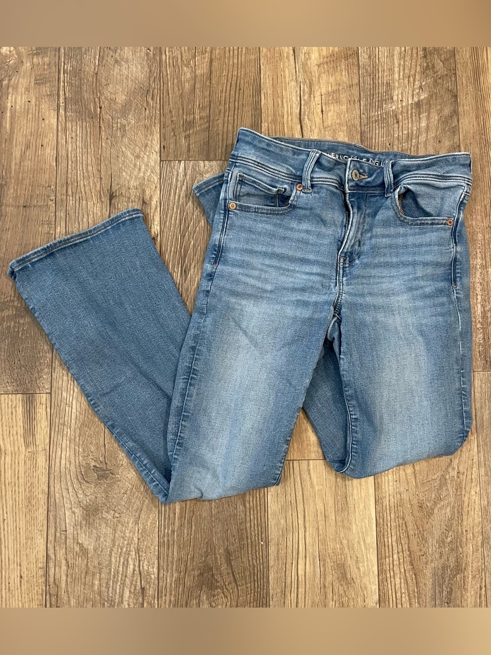 American Eagle Outfitters Light Blue Flare Jeans